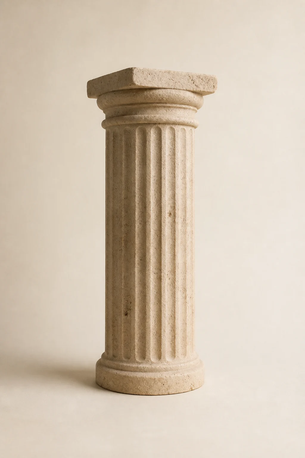 Column Fragment architectural object in natural stone